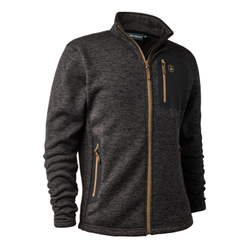 Deerhunter Sarek Knitted Jacket Dark Grey Melange