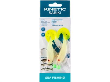 Kinetic Sabiki Shad Tail UV