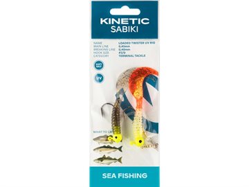 Kinetic Sabiki Loaded Twister UV